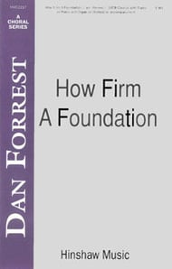 How Firm a Foundation SATB choral sheet music cover Thumbnail